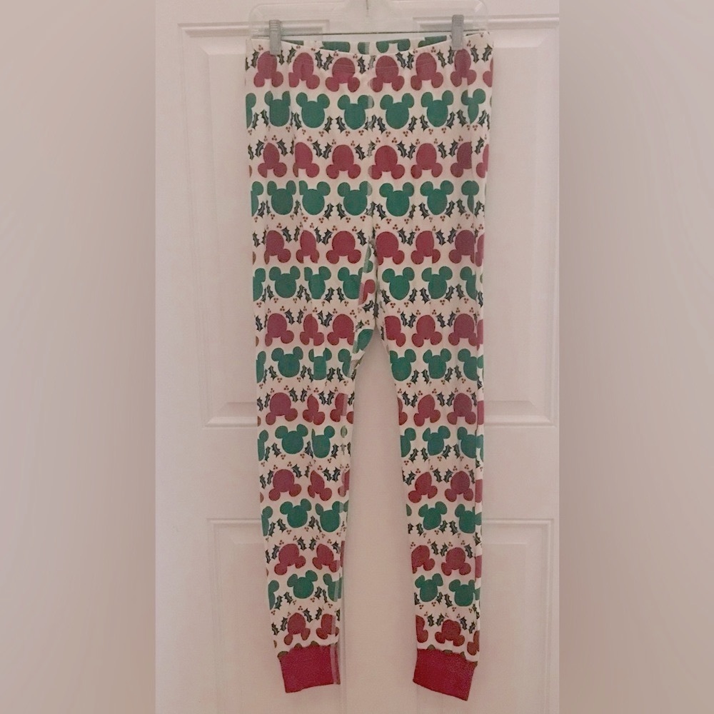 New HANNA ANDERSSON Disney Mickey Mouse Adult Holiday Long John Pajama Pants NWT - Picture 13 of 13